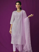 Aztec Pink Chikankari Kurta